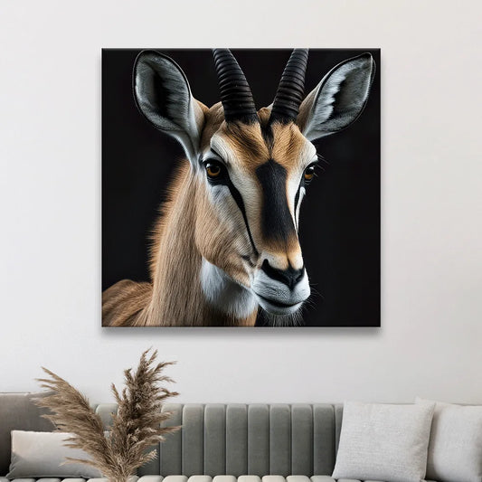 Acrylbild Antilope Quadrat