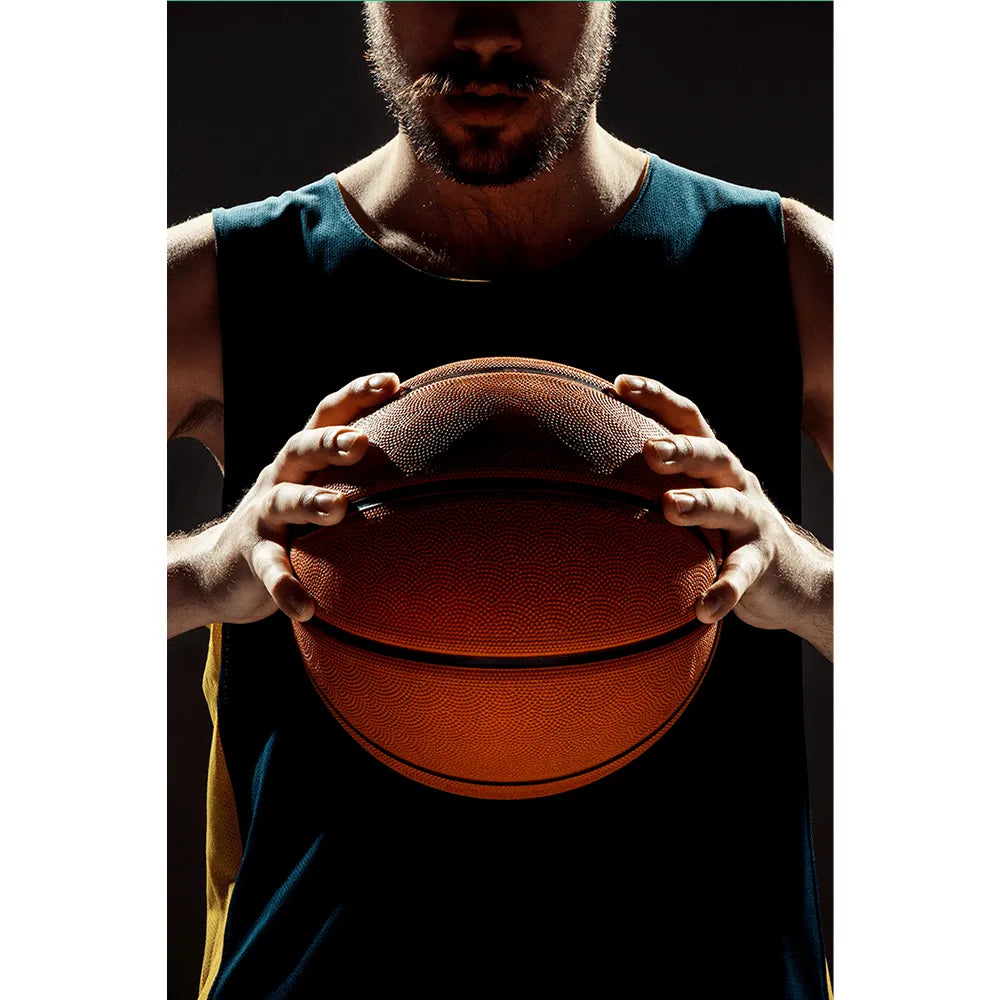 Wechselbild Basketball Spieler Hochformat