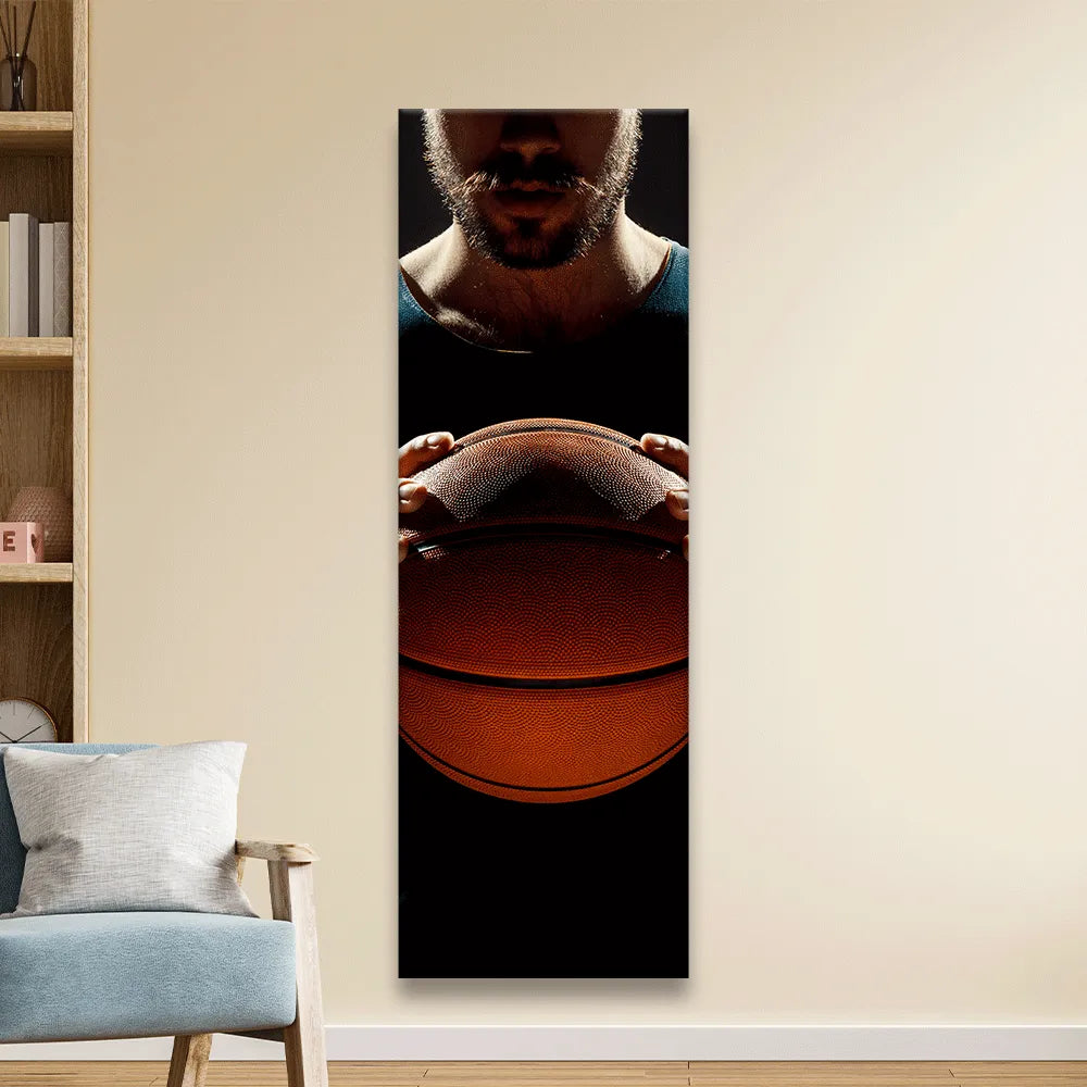 Poster Basketball Spieler Panorama Hoch