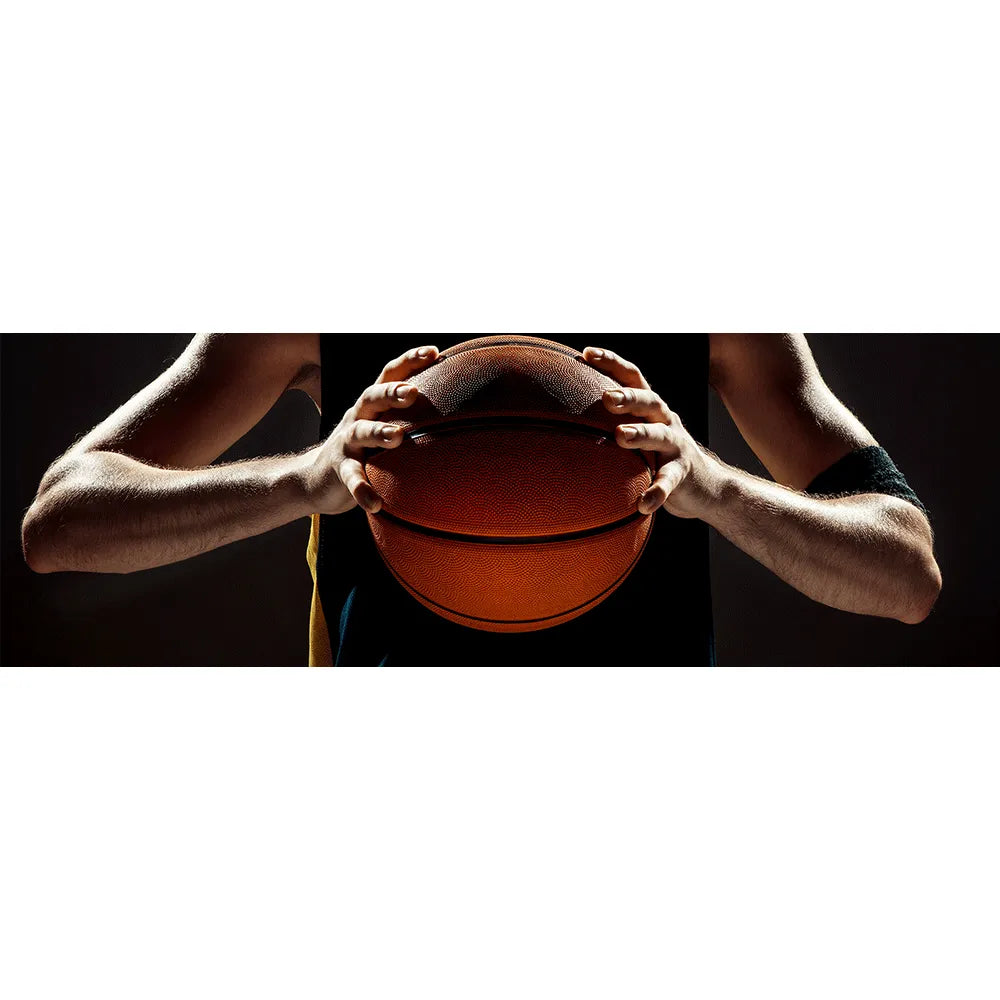 Aludibondbild Basketball Spieler Panorama Quer