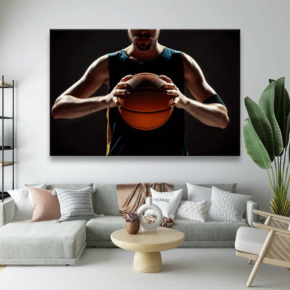 Poster Basketball Spieler Querformat