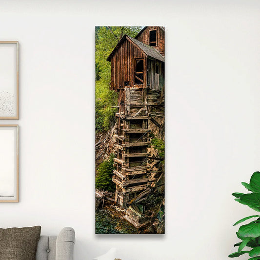 Poster Berglandschaft Panorama Hoch