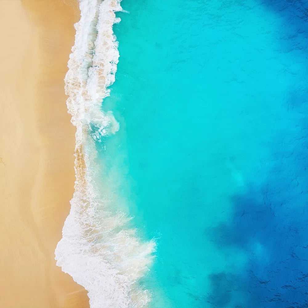 Wechselbild Blaues Meer Quadrat