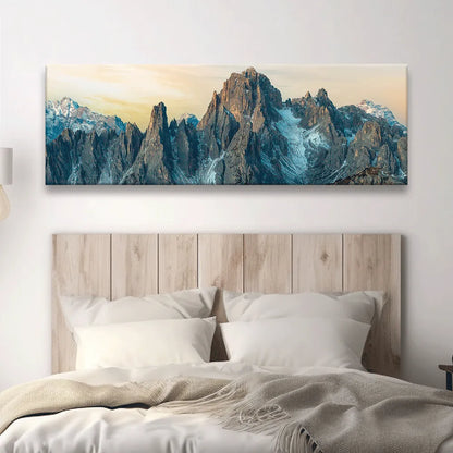 Acrylbild Cadini di Misurina Panorama Quer