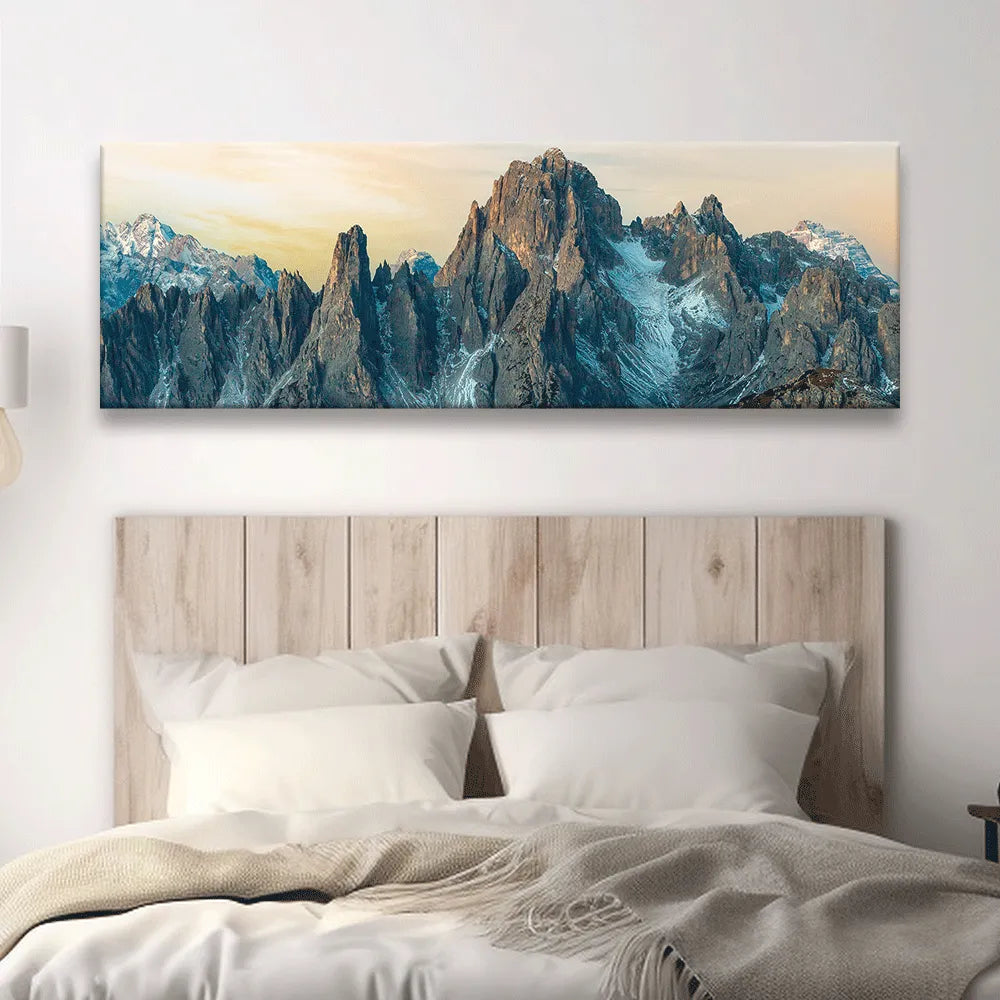 LED Bild Cadini di Misurina Panorama Quer