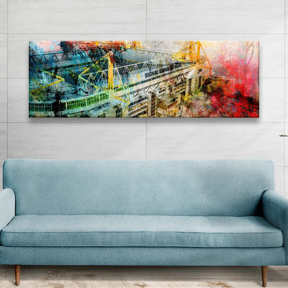 Acrylbild Dortmund Arena Panorama Quer