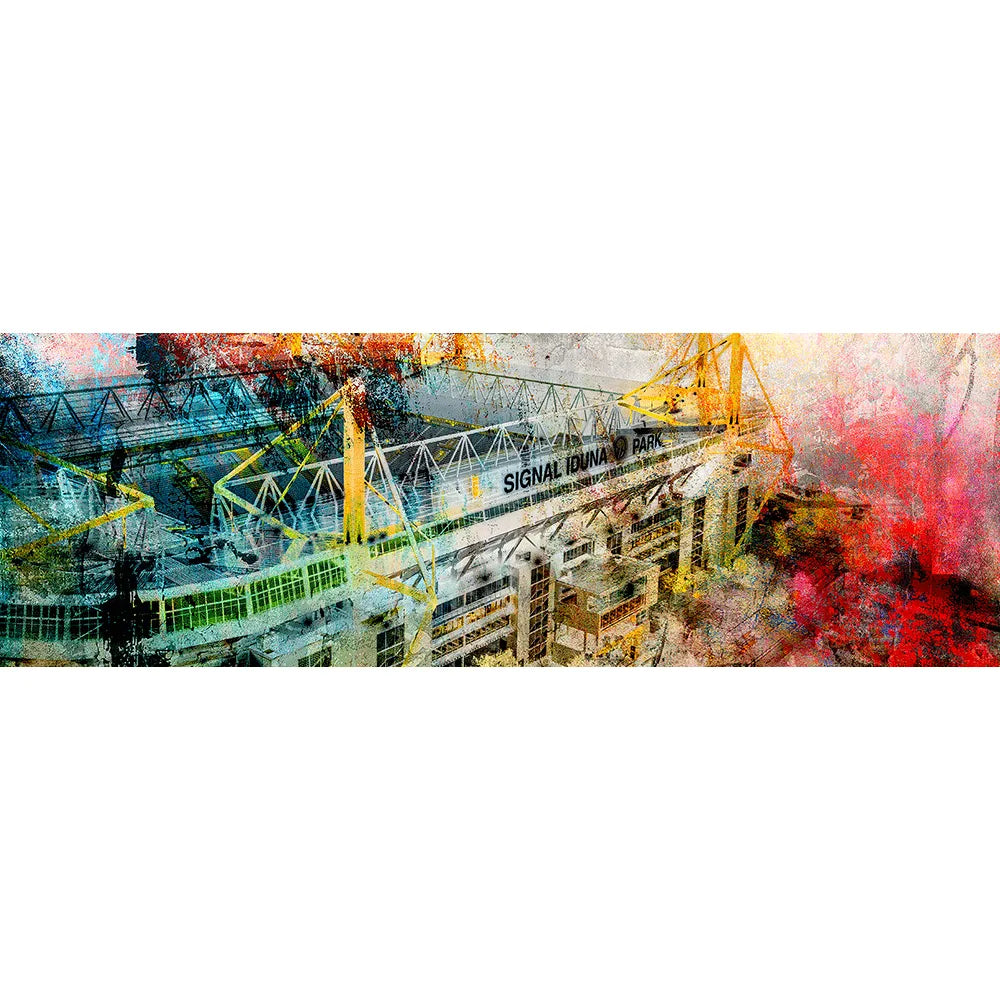 Acrylbild Dortmund Arena Panorama Quer