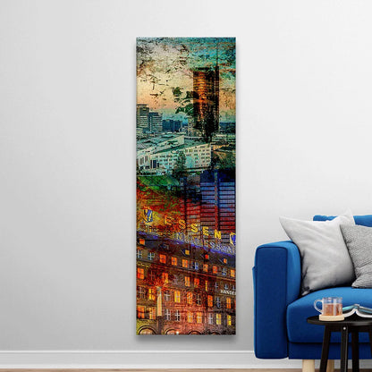 Acrylbild Essen Panorama Hoch