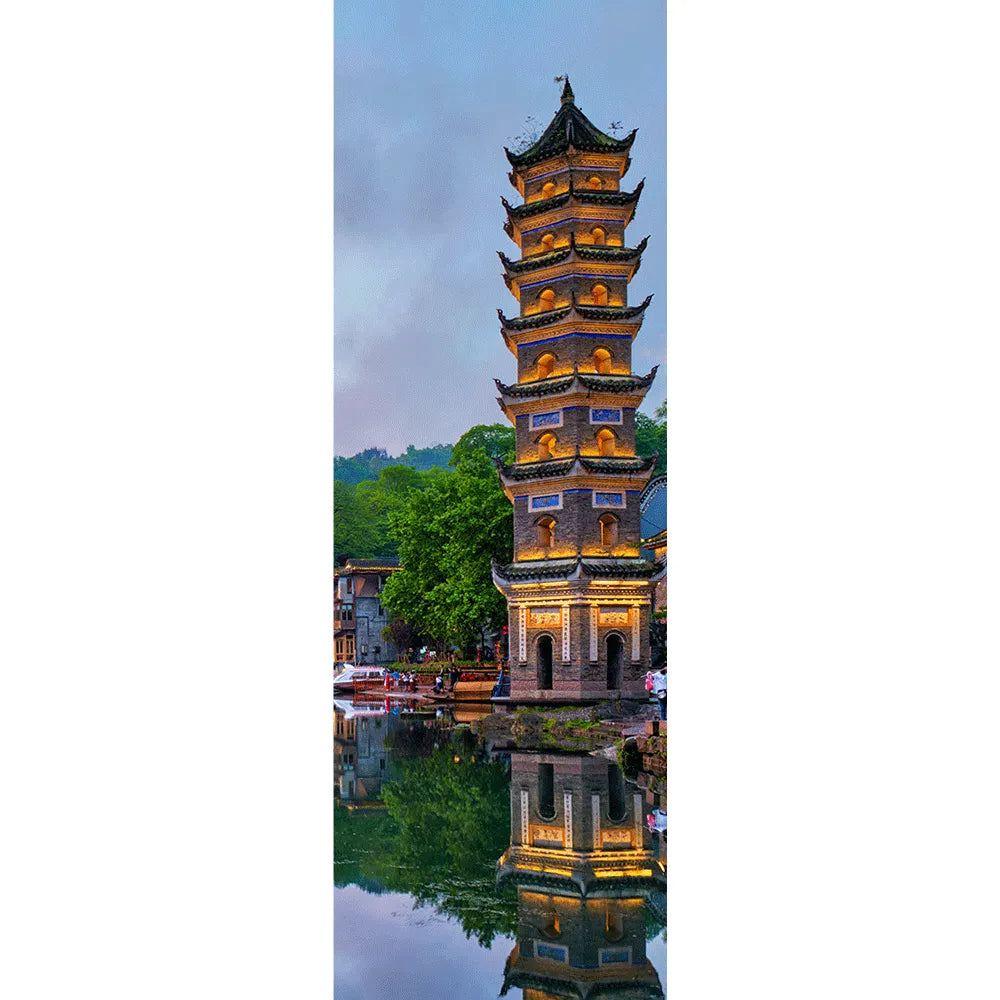 Alugebürstet Fenghuang Panorama Hoch