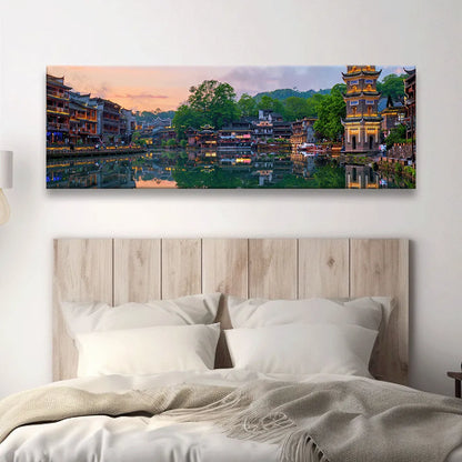 Leinwandbild Fenghuang Panorama Quer