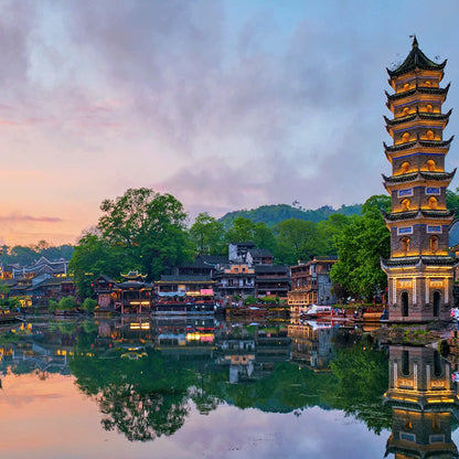 Wechselbild Fenghuang Quadrat