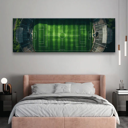 Poster Fußball Stadion Panorama Quer