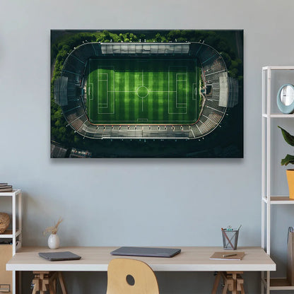 Acrylbild Fußball Stadion Querformat