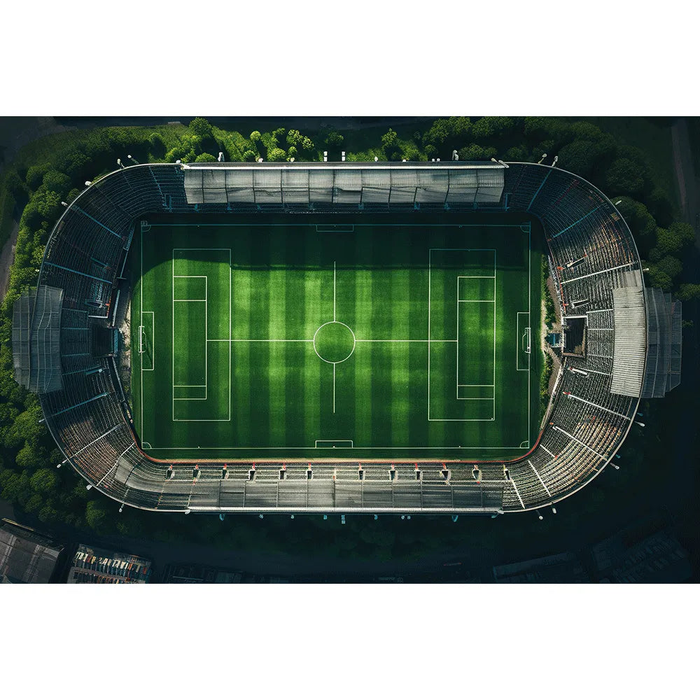 Alugebürstet Fußball Stadion Querformat