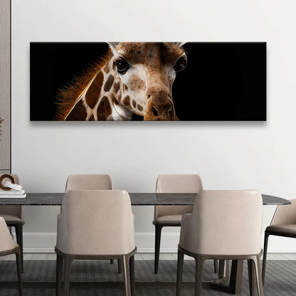 Acrylbild Giraffe Panorama Quer