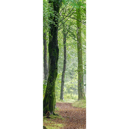 Acrylbild grüner Wald Panorama Hoch