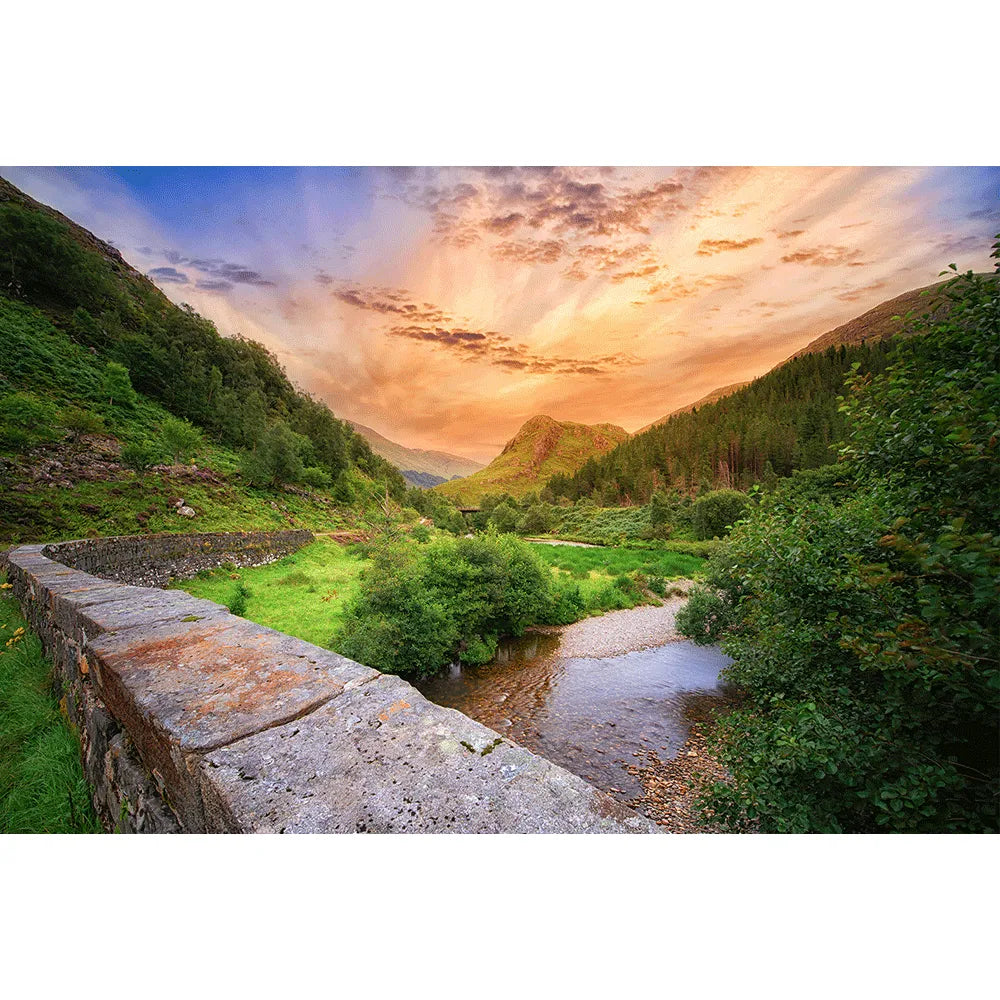 Alugebürstet isle of Skye Brücke Querformat