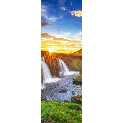 Aludibondbild Kirkjufell Island Panorama Hoch