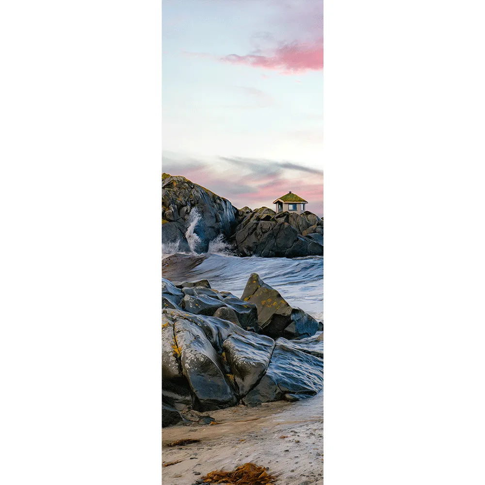 Wechselbild Lofoten Gimsoy Panorama Hoch