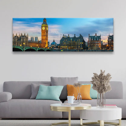 Acrylbild London Panorama Quer