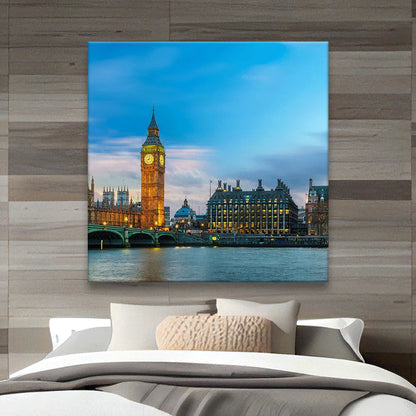 Leinwandbild London Quadrat