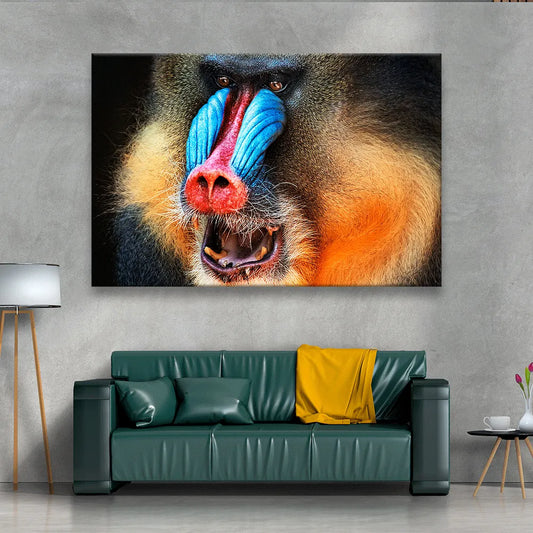 Acrylbild Mandrill Querformat