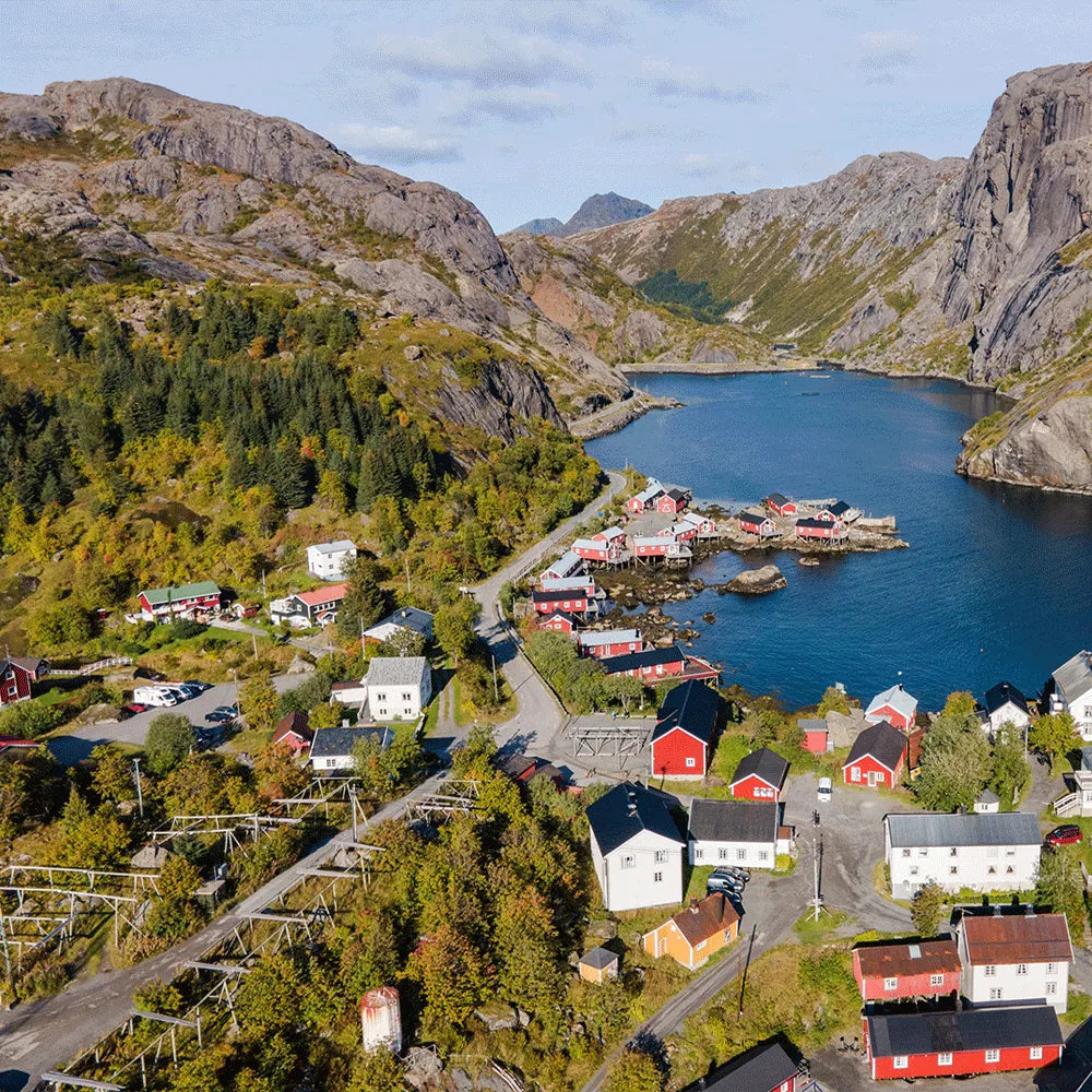 Wechselbild Nusfjord Quadrat