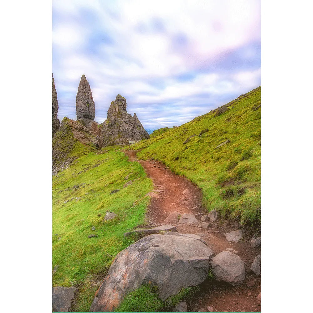 Acrylbild Old Man of Storr Hochformat