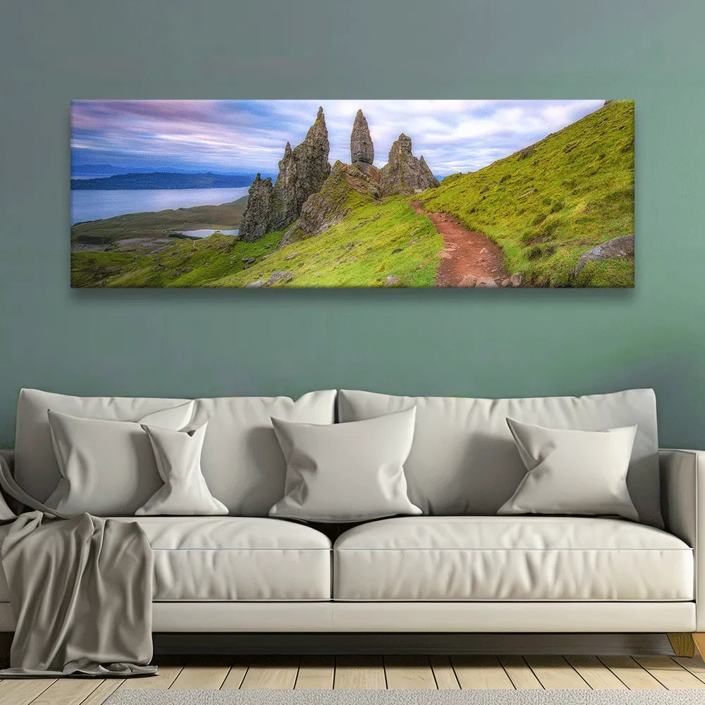 Acrylbild Old Man of Storr Panorama Quer