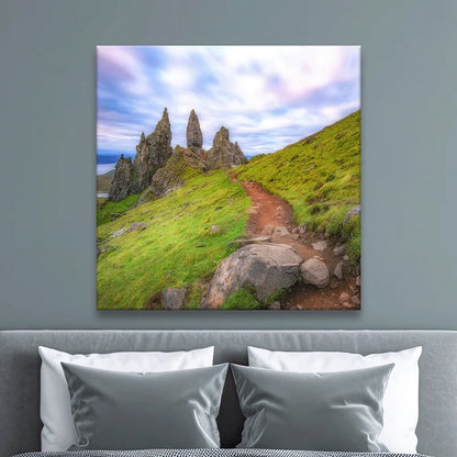 Poster Old Man of Storr Quadrat