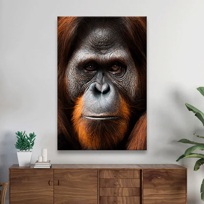 Acrylbild Orang Utan Hochformat