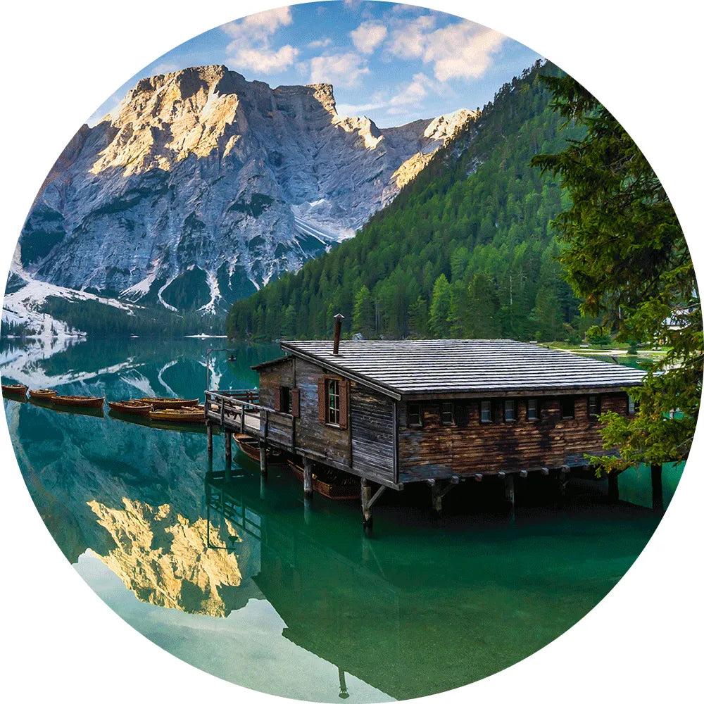 Aludibondbild Pragser Wildsee Kreis