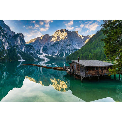 Aludibondbild Pragser Wildsee Querformat