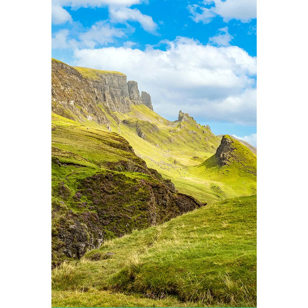 Acrylbild Quiraing Schottland Hochformat