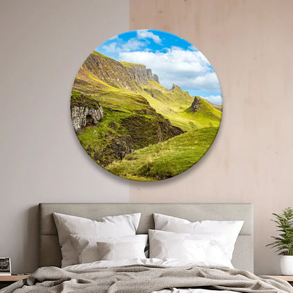 Aludibondbild Quiraing Schottland Kreis