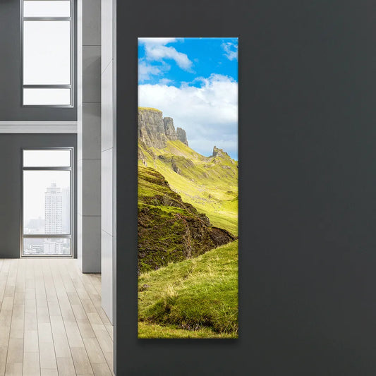 Alugebürstet Quiraing Schottland Panorama Hoch