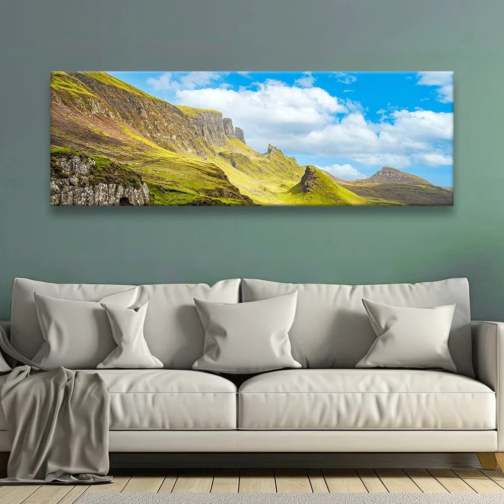 Wechselbild Quiraing Schottland Panorama Quer