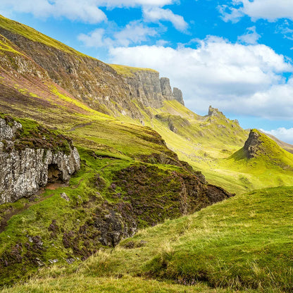 Leinwandbild Quiraing Schottland Quadrat