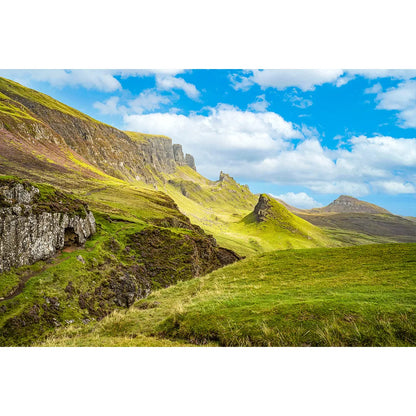 Acrylbild Quiraing Schottland Querformat