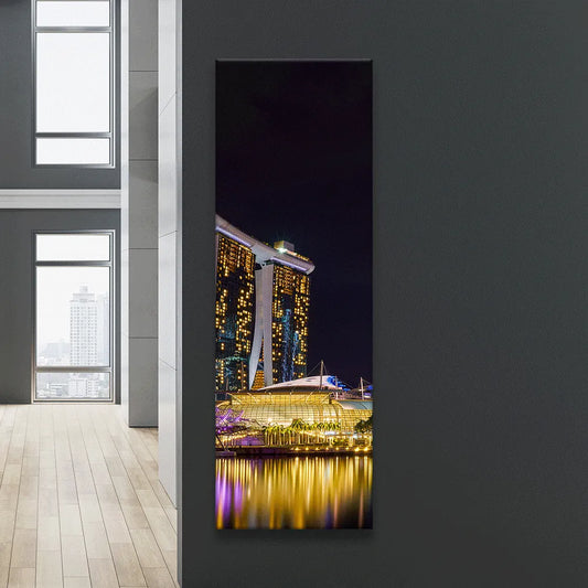 Acrylbild Singapur Panorama Hoch