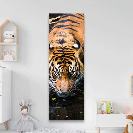 Acrylbild Sumatra Tiger Panorama Hoch