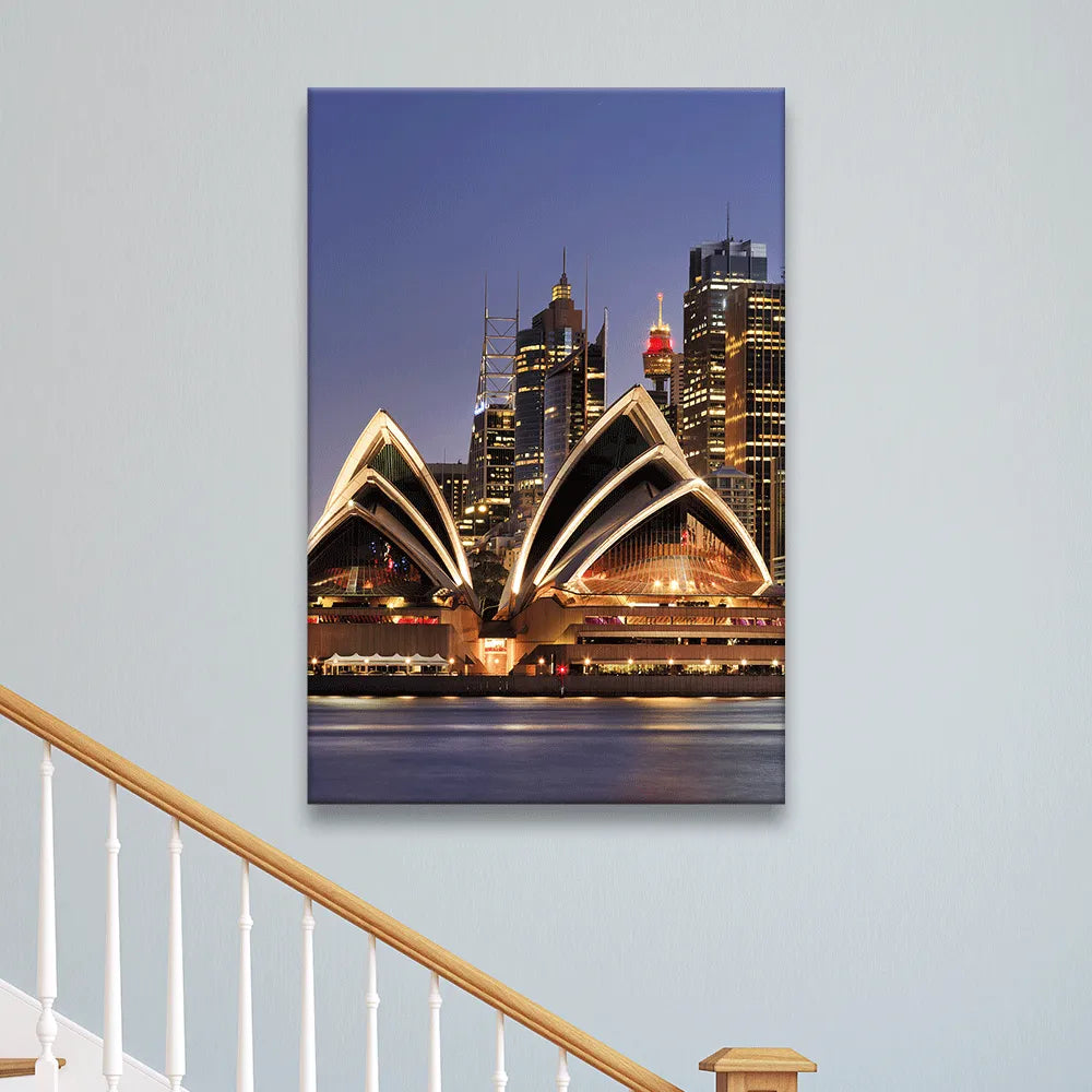 Leinwandbild Sydney Opera Hochformat