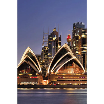 LED Bild Sydney Opera Hochformat