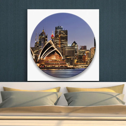 Aludibondbild Sydney Opera Kreis