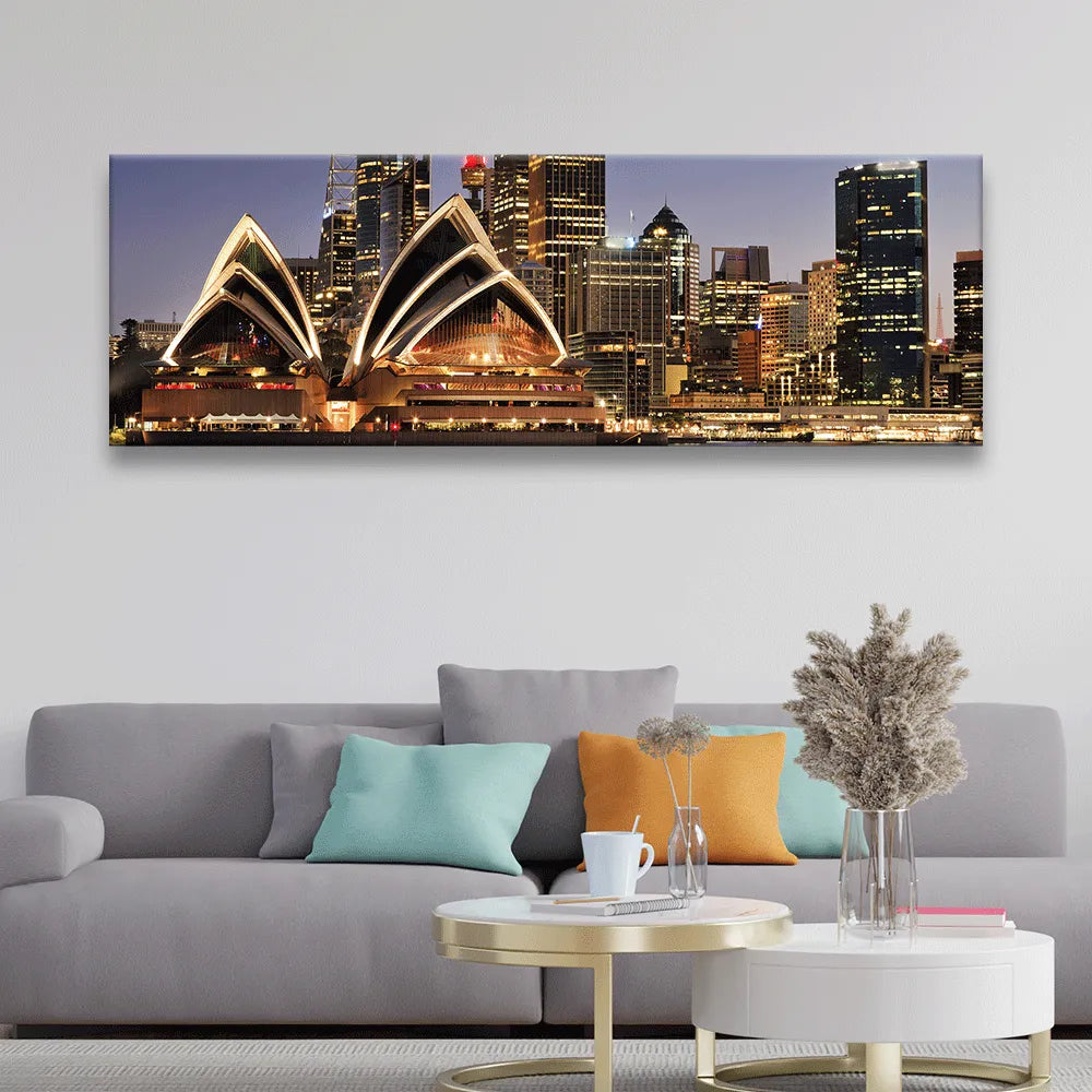 Poster Sydney Opera Panorama Quer