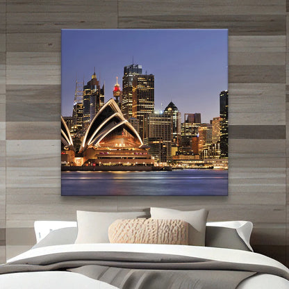 Acrylbild Sydney Opera Quadrat