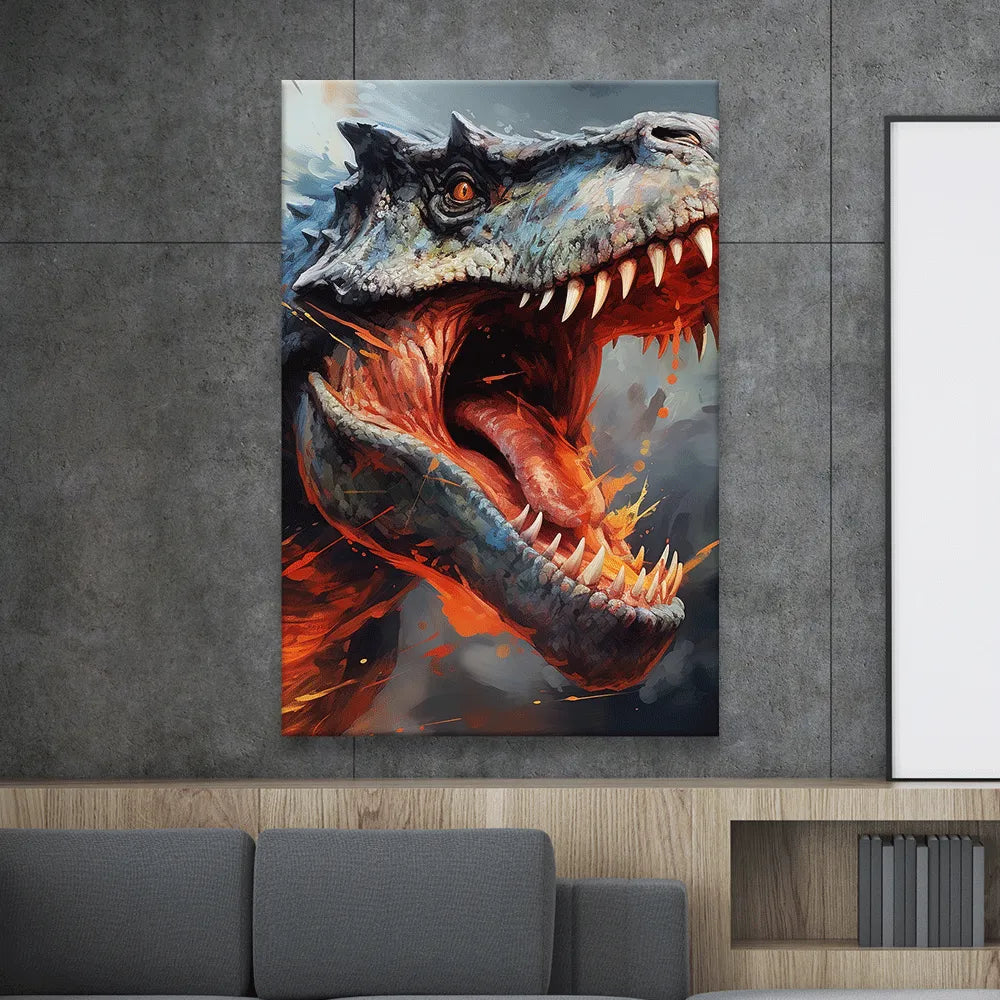 Poster T-Rex Hochformat