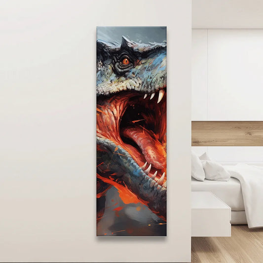 Poster T-Rex Panorama Hoch