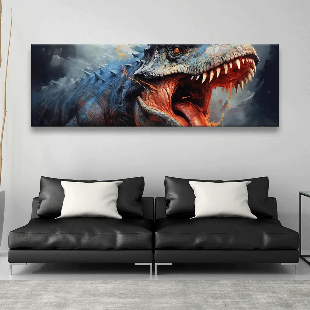 Acrylbild T-Rex Panorama Quer