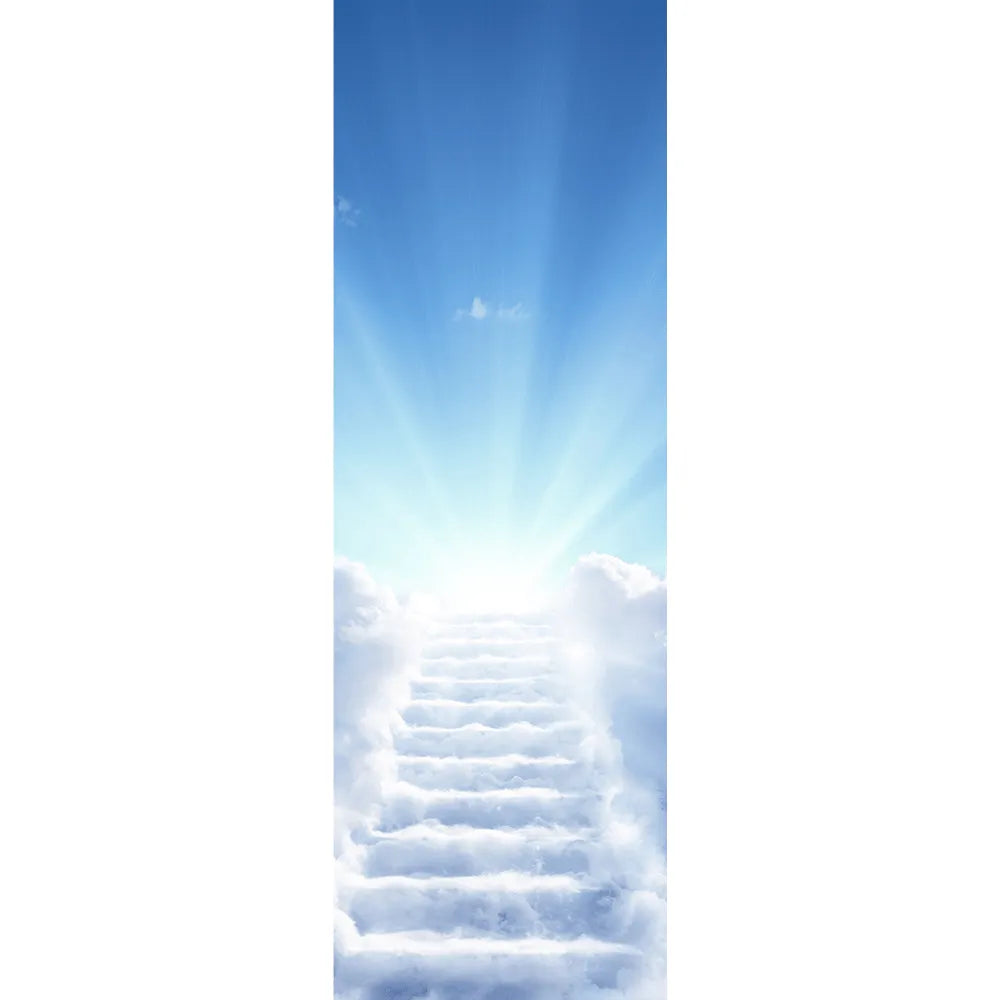 Poster Treppe zum Himmel Panorama Hoch